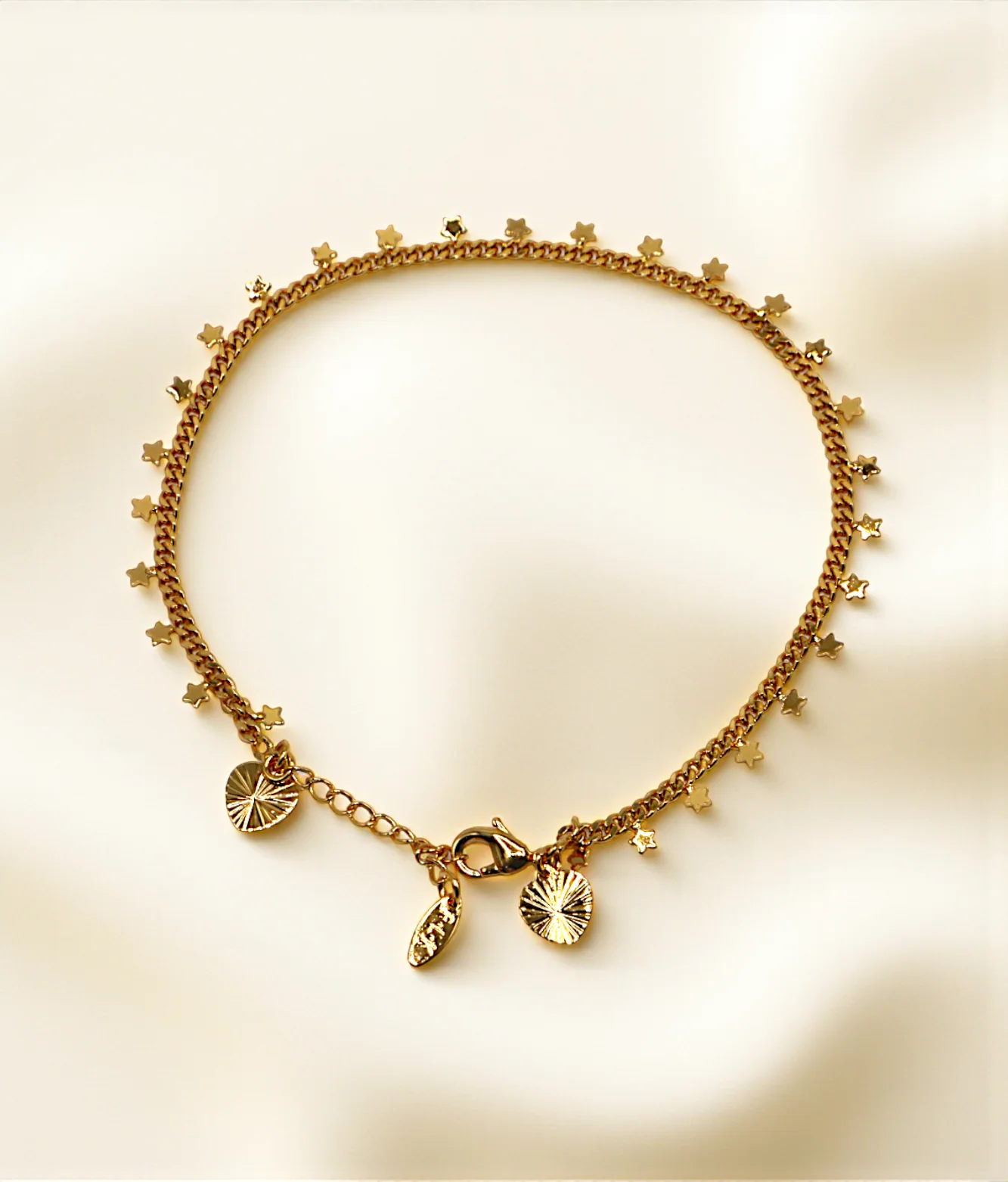 anklet golden star