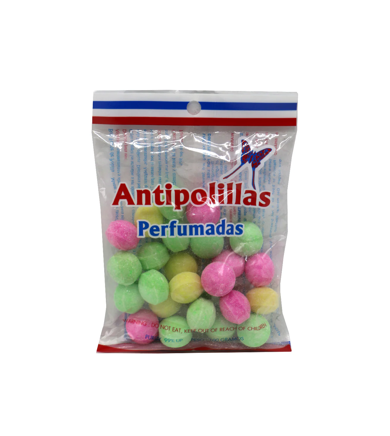 antipolillas naphthalene perfume balls 100g