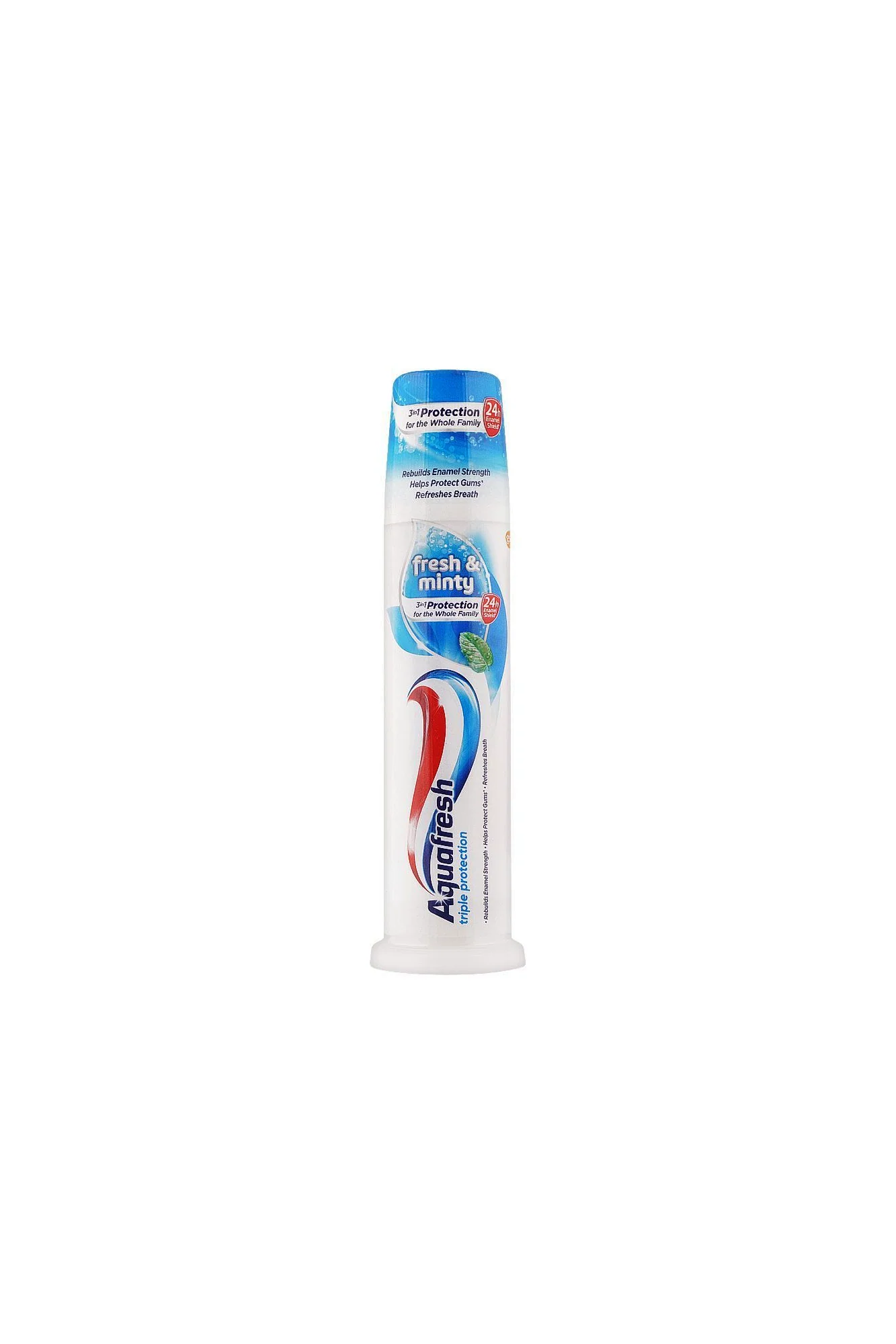 aquafresh toothpaste fresh & minty pump 100ml uk