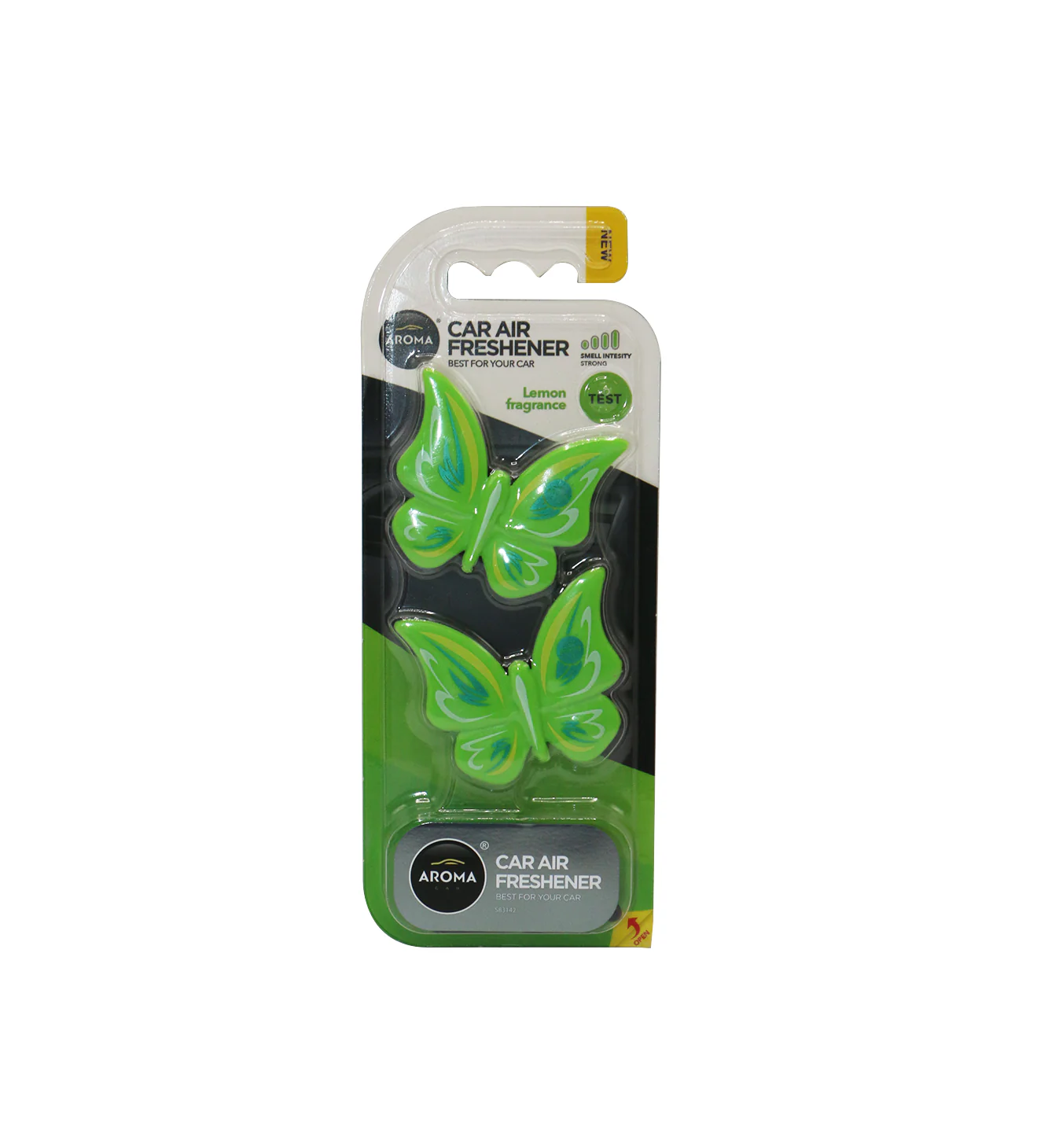 aroma car air freshener butterfly lemon fragrance