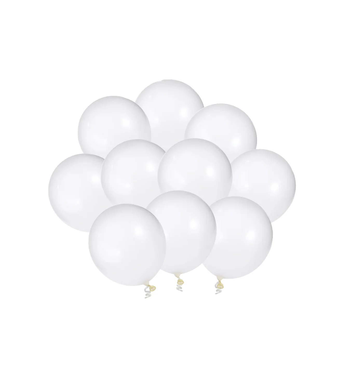 balloon 25pc white