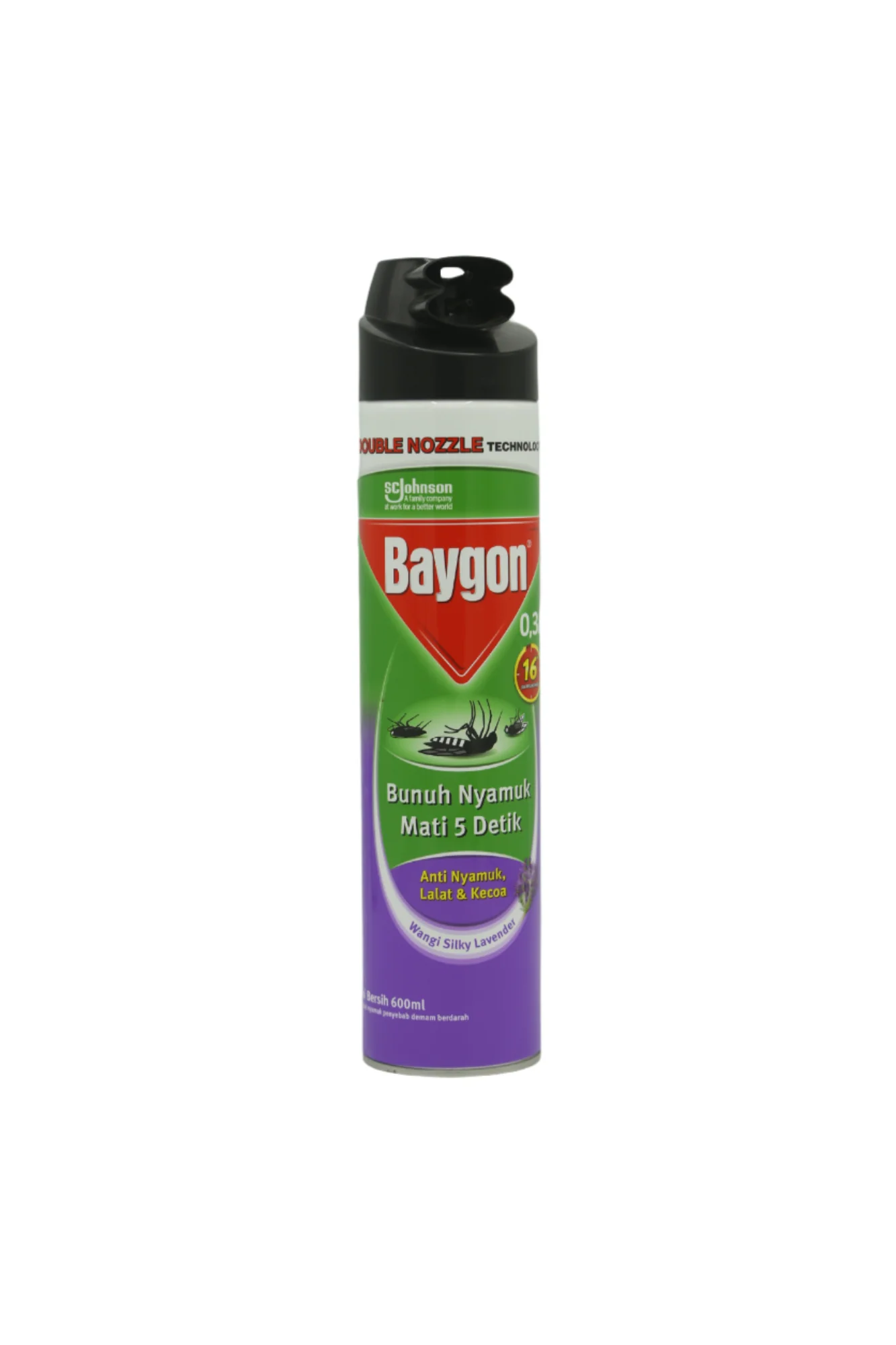 baygon insect killer lavender spray 600ml