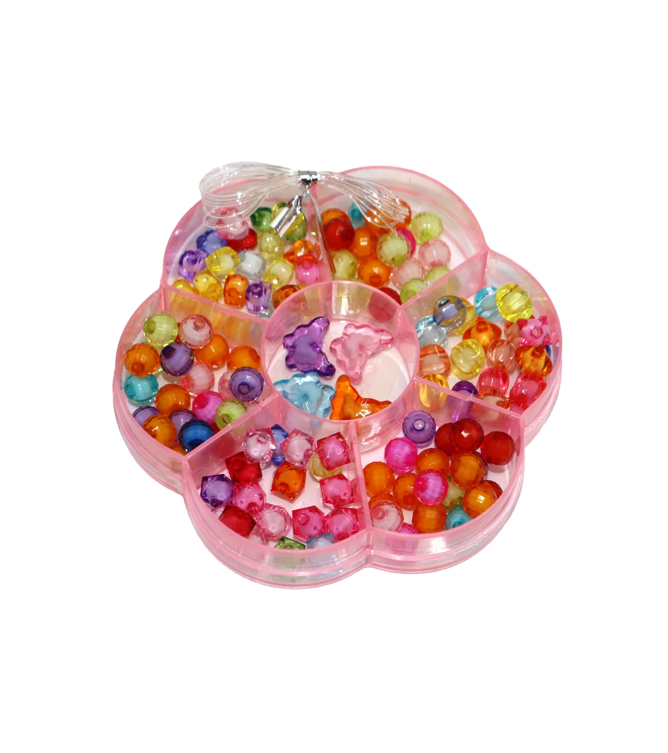 beads set hexagon flower 2285