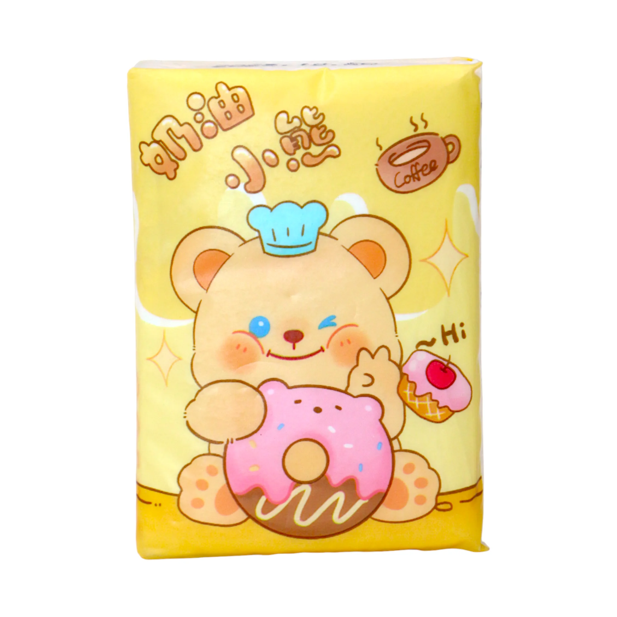 bear pocket tissue paper 7pc china gb15979