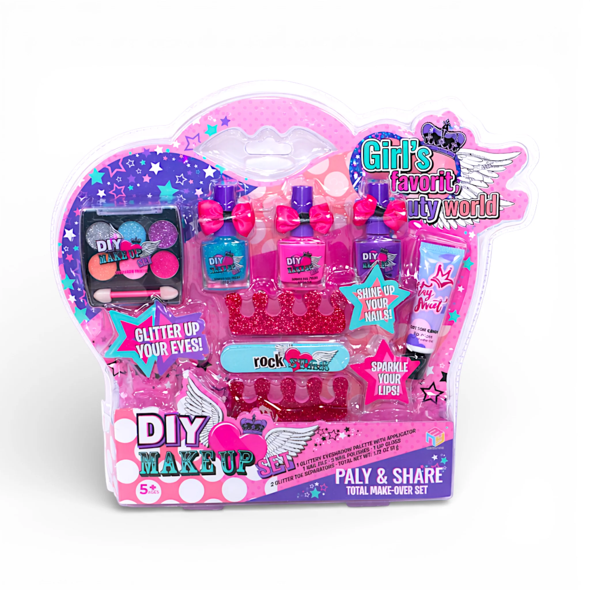 beauty make up set colorful