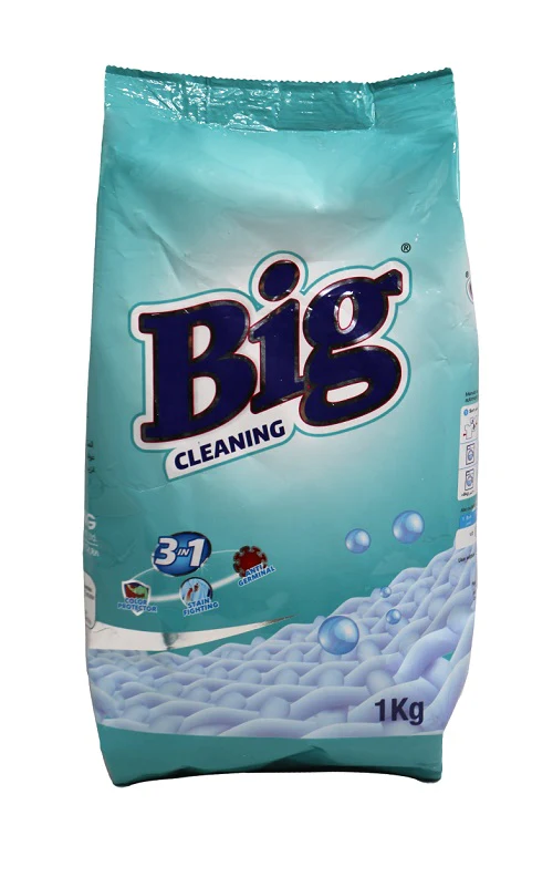 big cleaning detergent powder 1kg