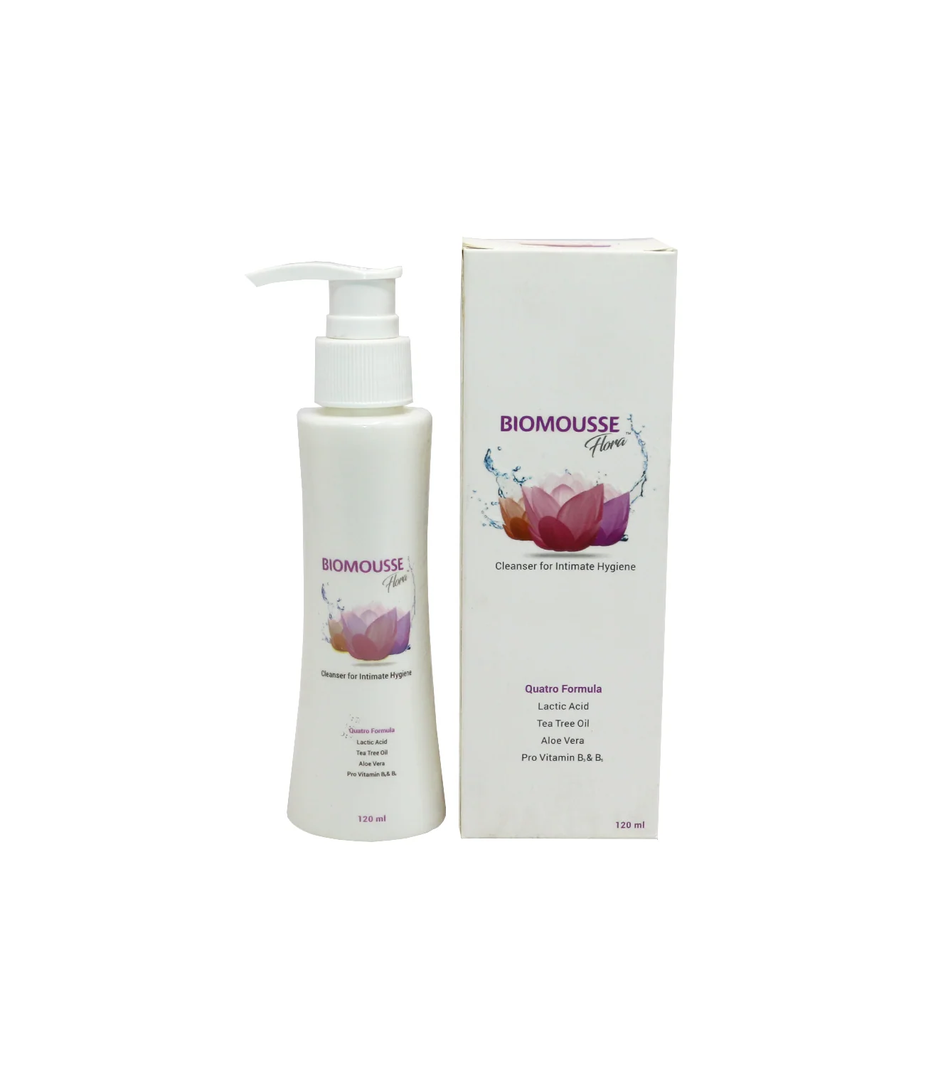 biomousse flora intimate hygiene 120ml