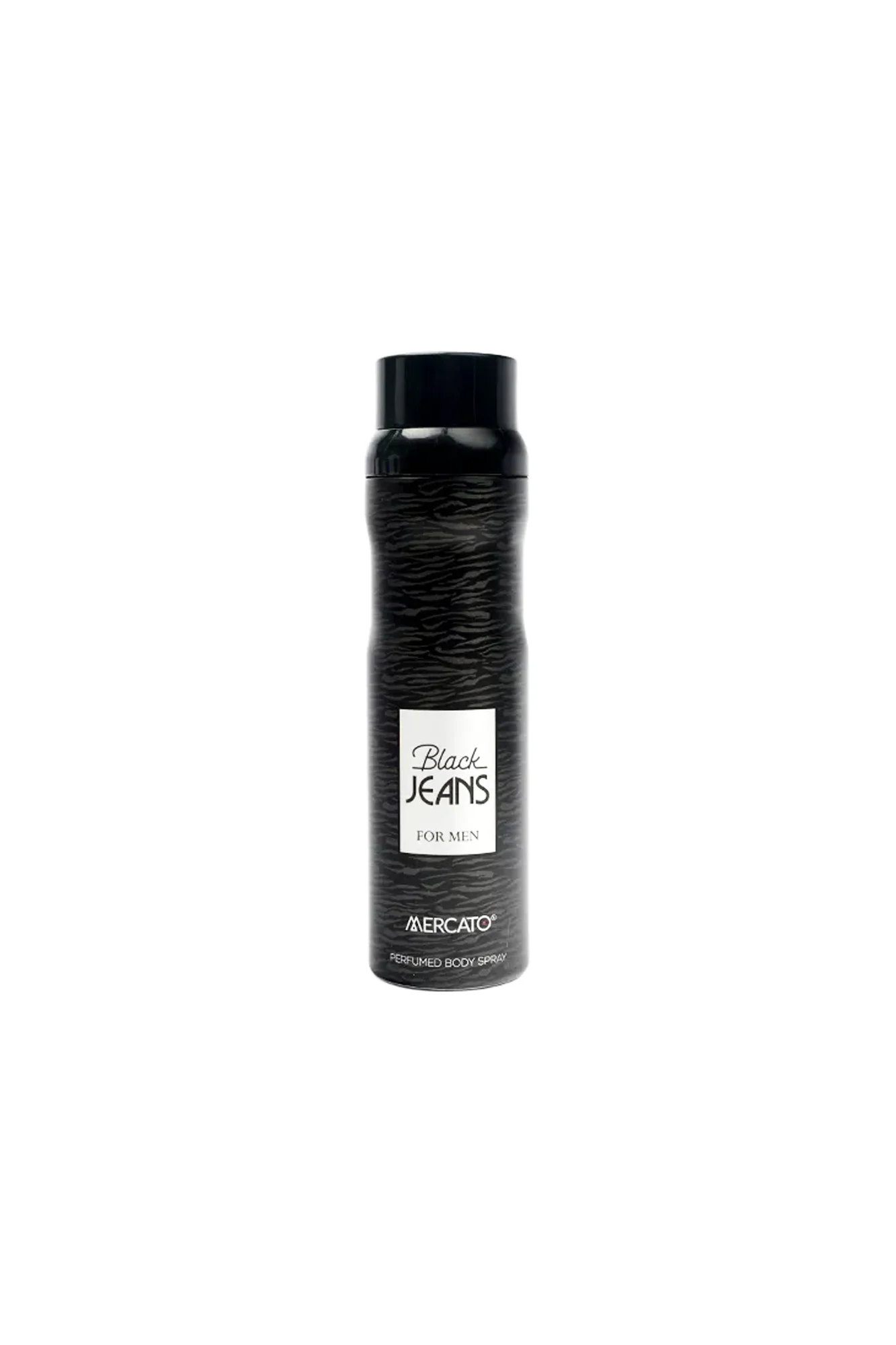 mercato body spray black jeans 200ml for men
