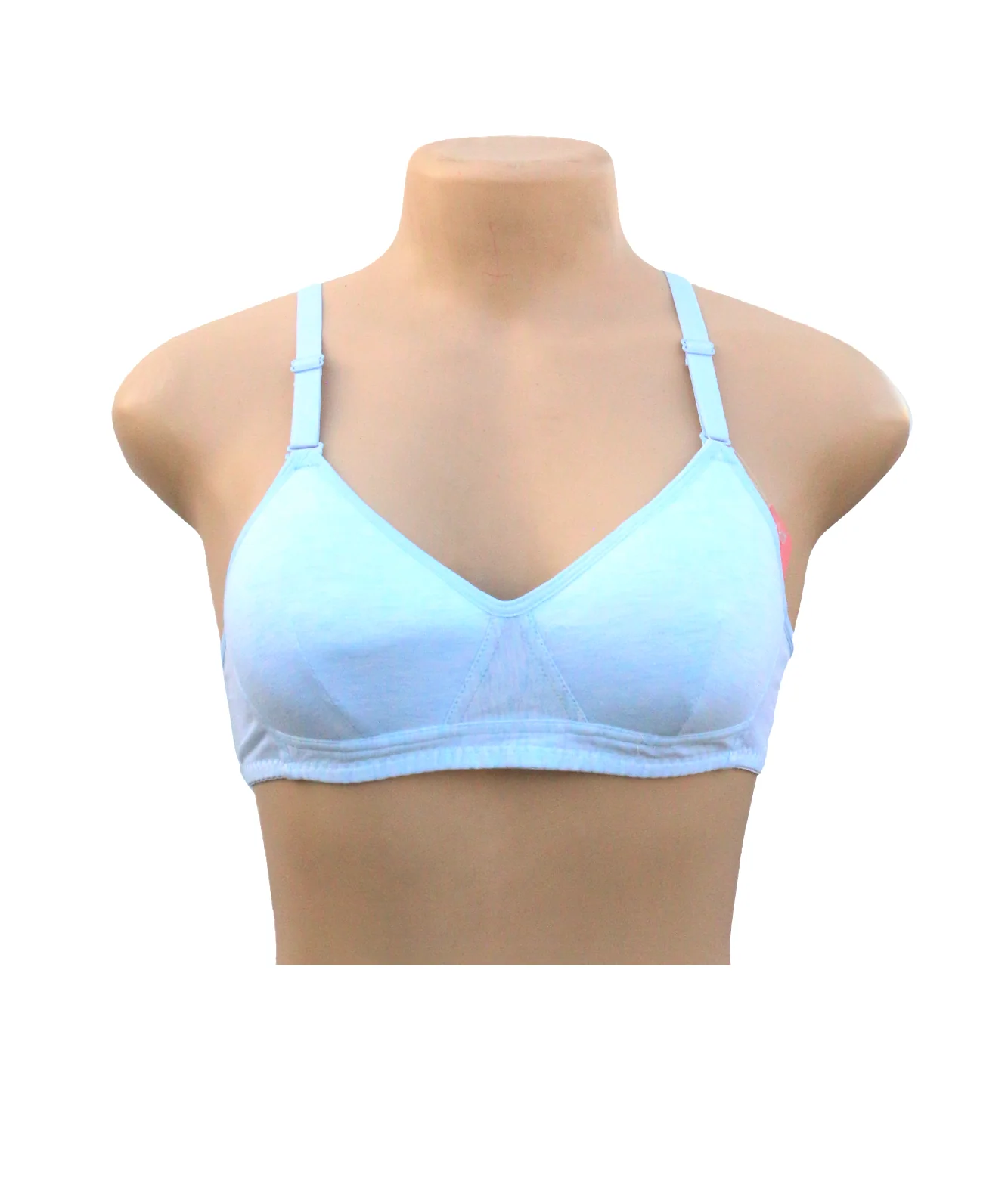 bra cotton foam sky blue 801