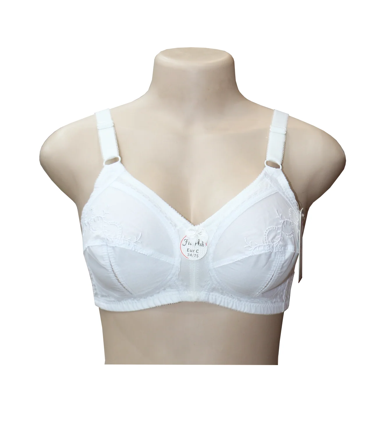 bra flourish citin white 36f