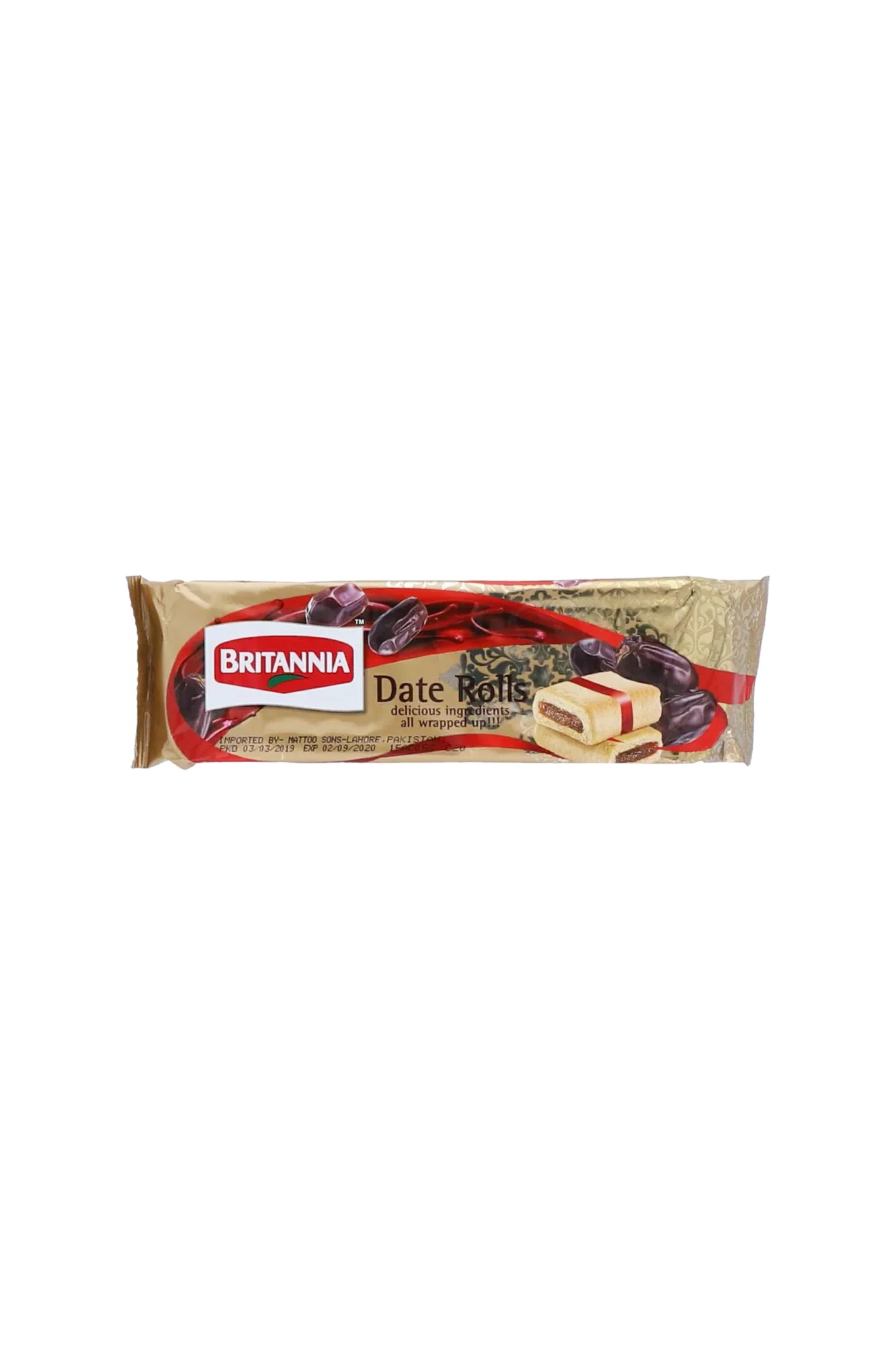 britannia biscuit date rolls 90g