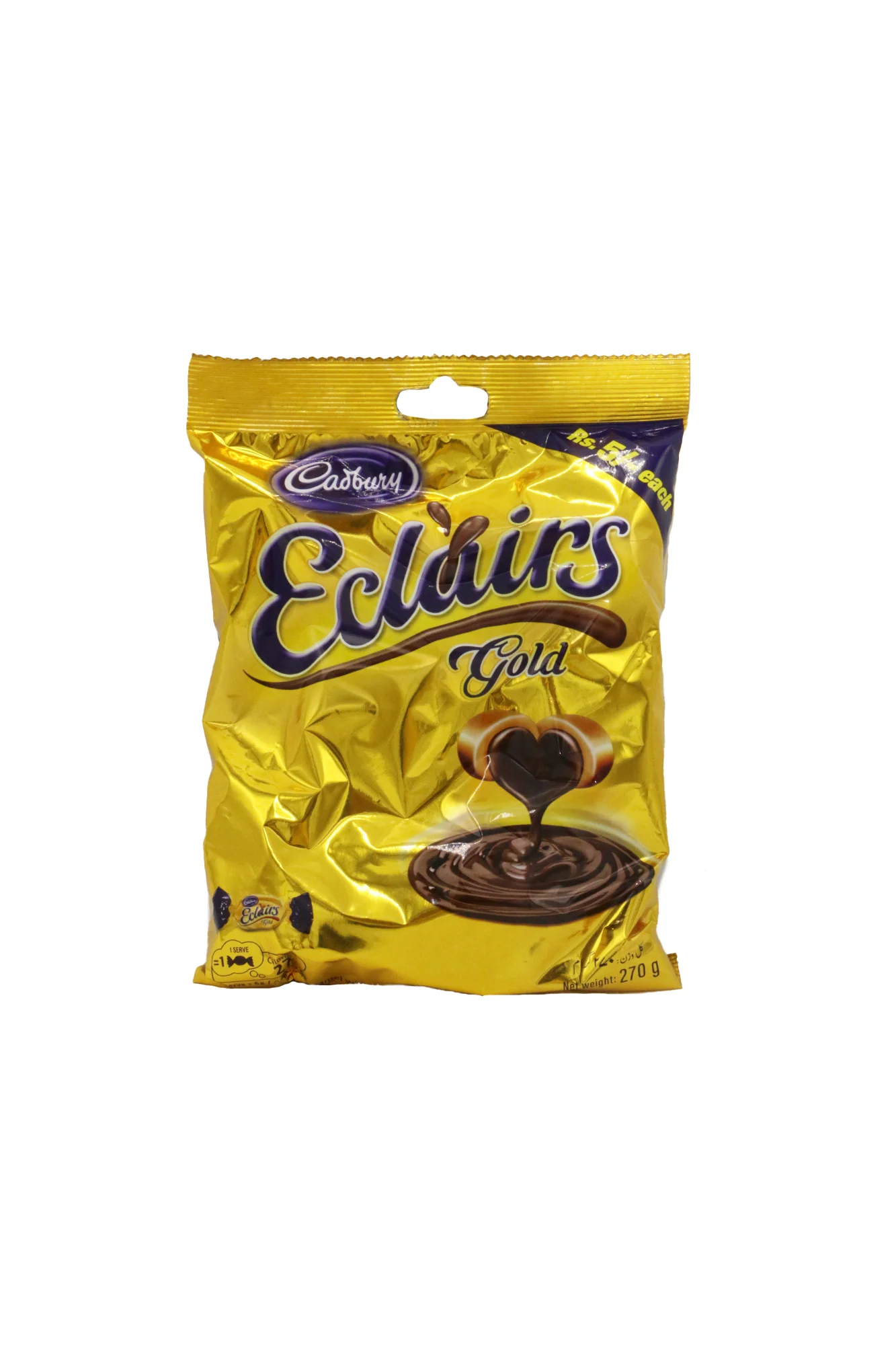 cadbury candy eclairs gold 180g