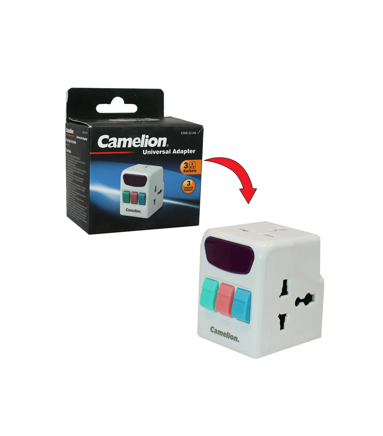 camelion universal adapter g140