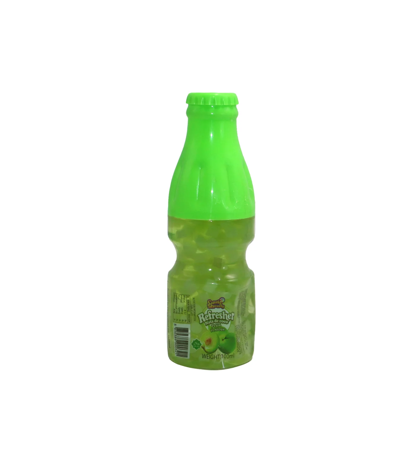 candy shandy nata de coco drink plum 100ml
