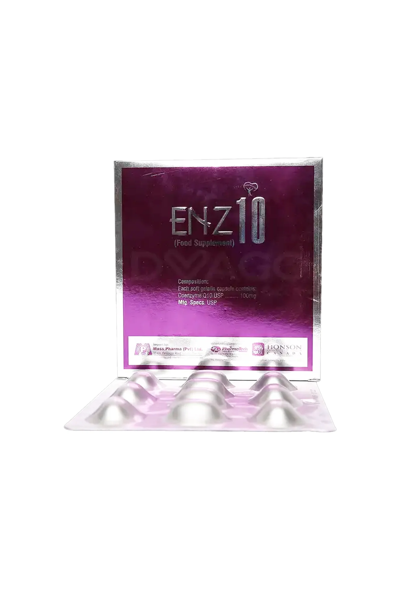 capsule enz10 100mg 20s