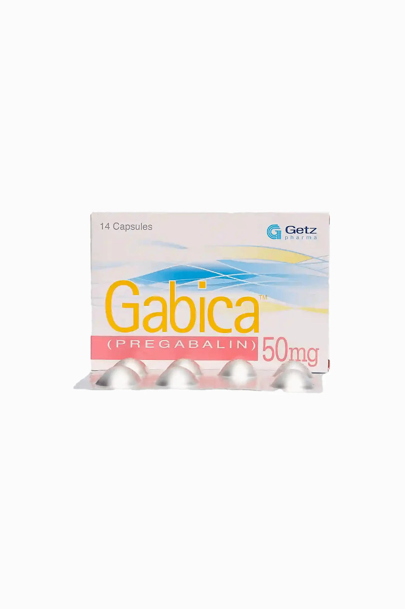 capsule gabica 50mg 14s
