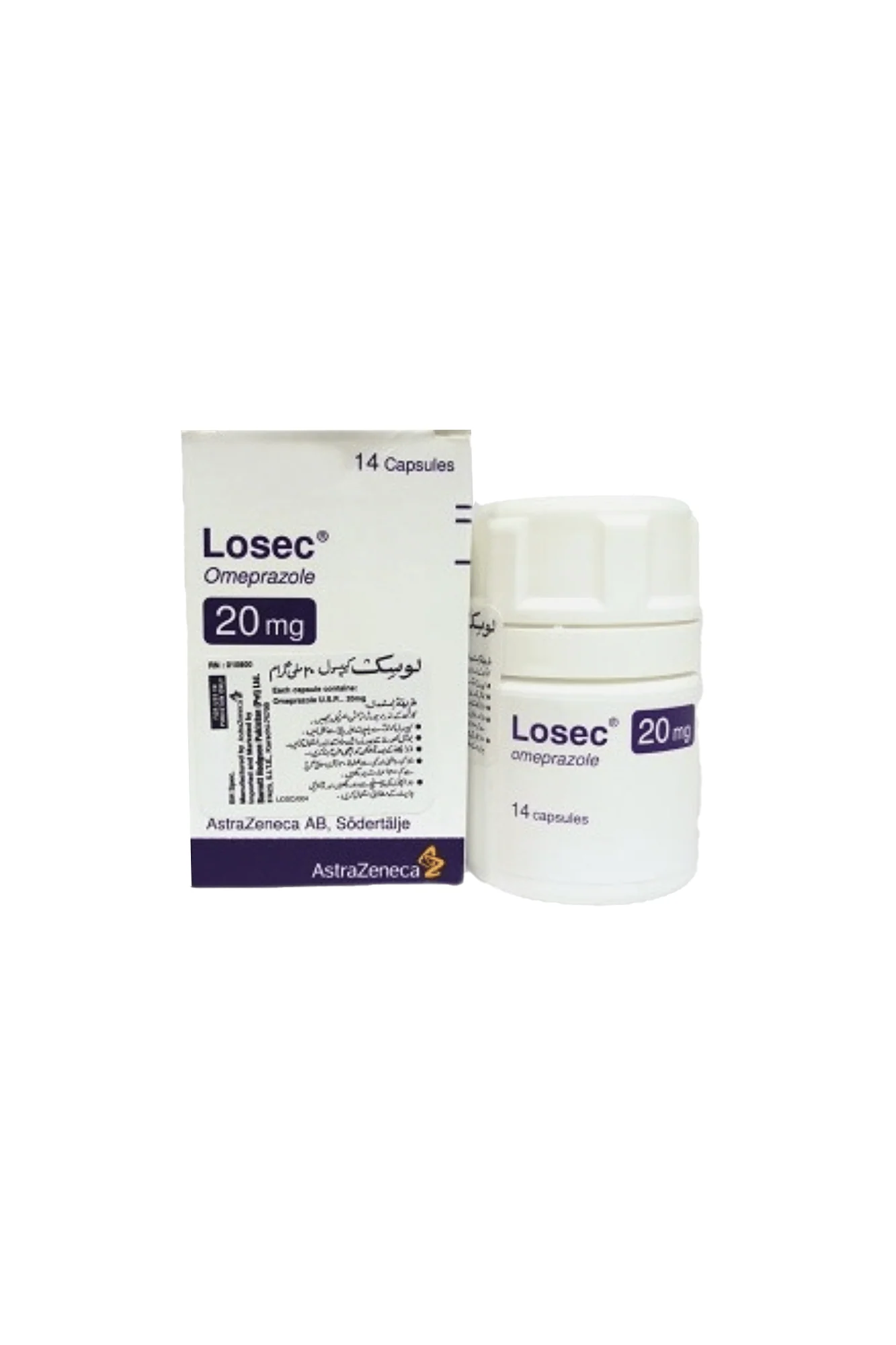 cap losec 20mg 14p 1s
