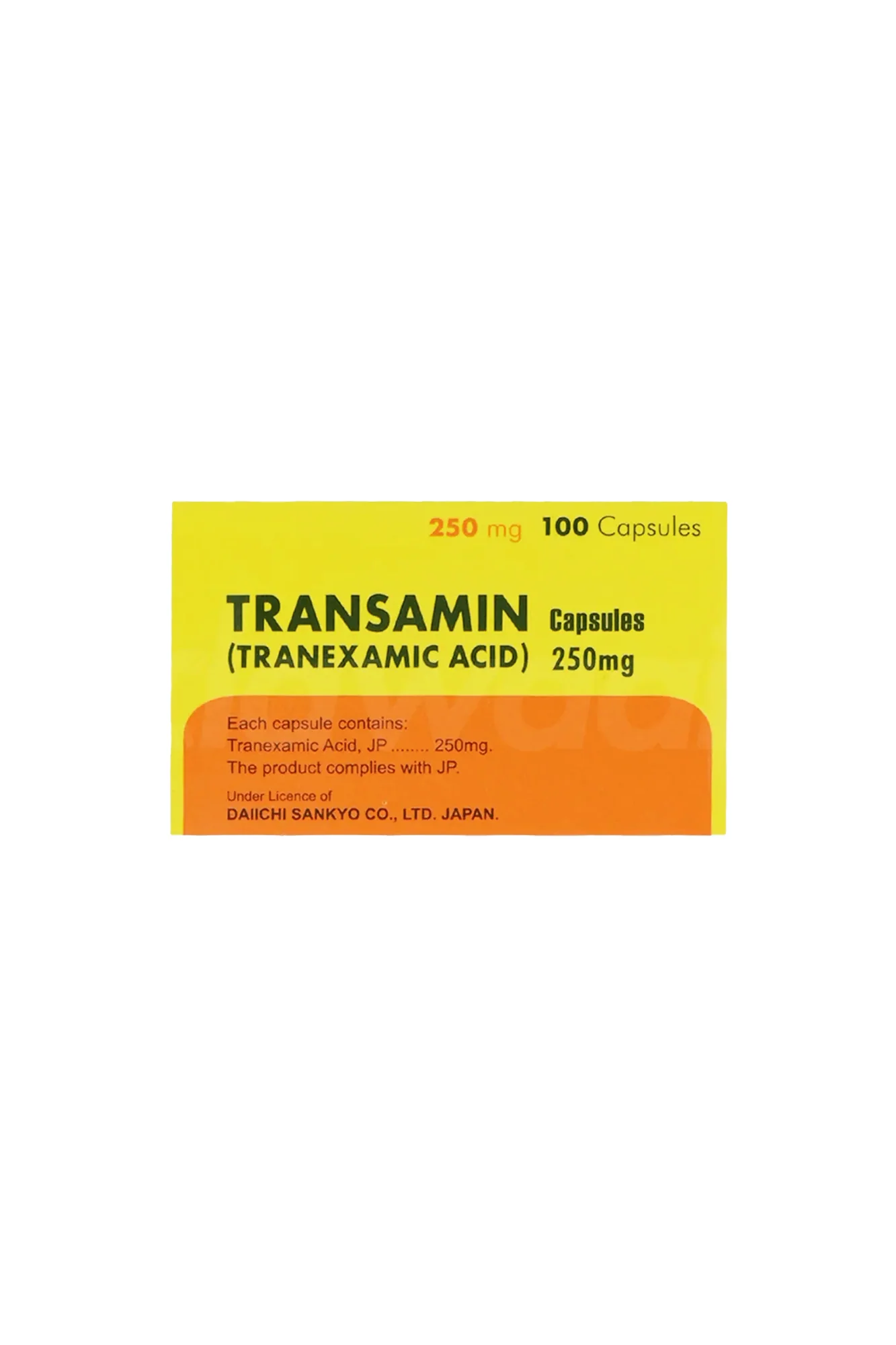 cap transamin 250mg 100s