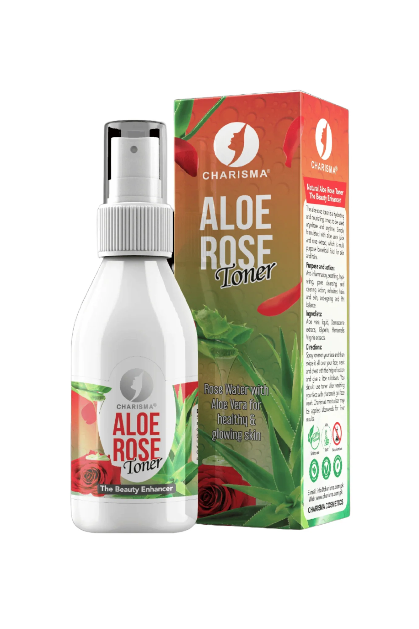 charisma toner aloe rose 120ml