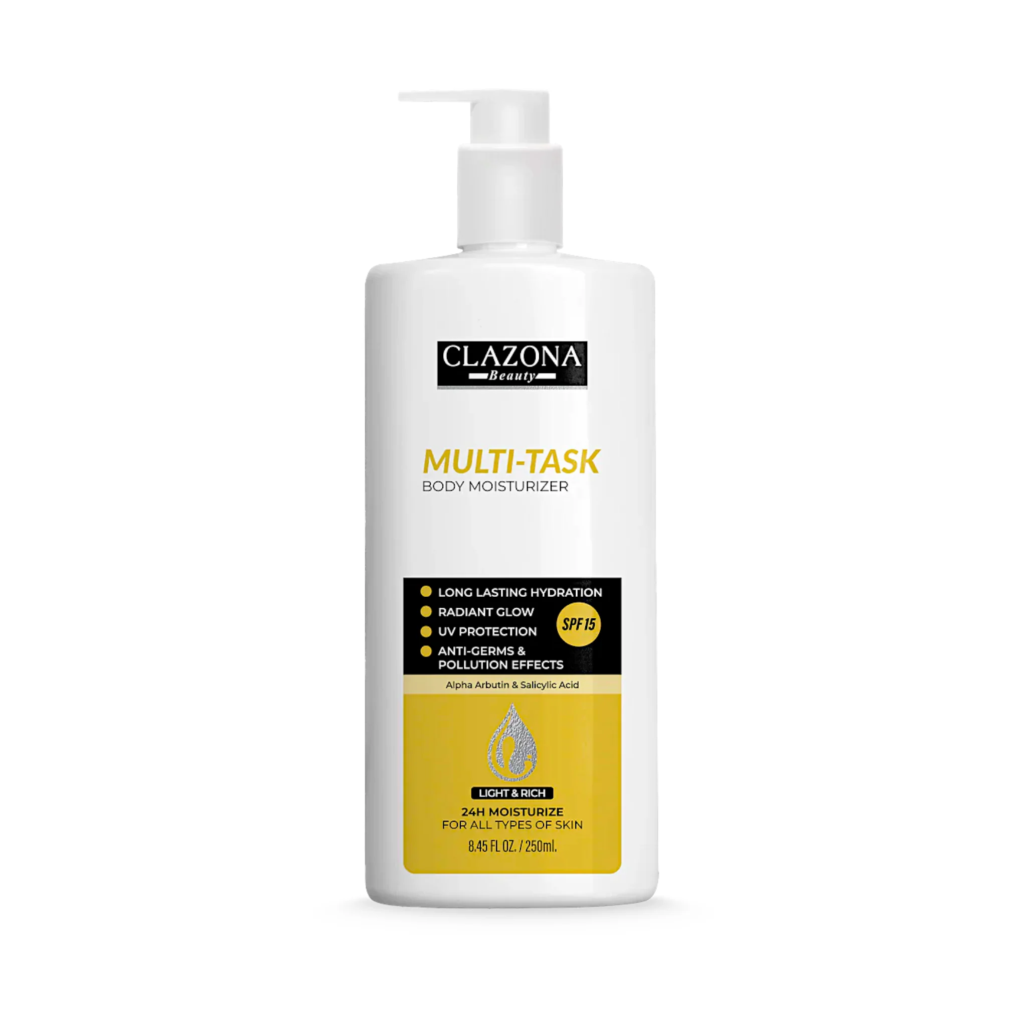 clazona moisturizing lotion multi task 250ml