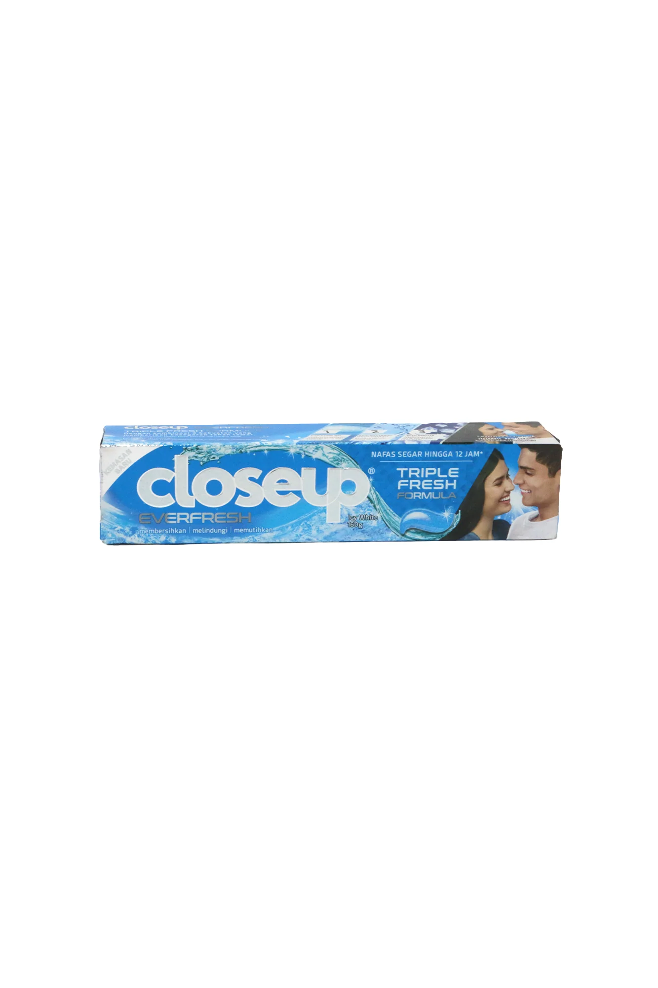 close up toothpaste icy white 180g