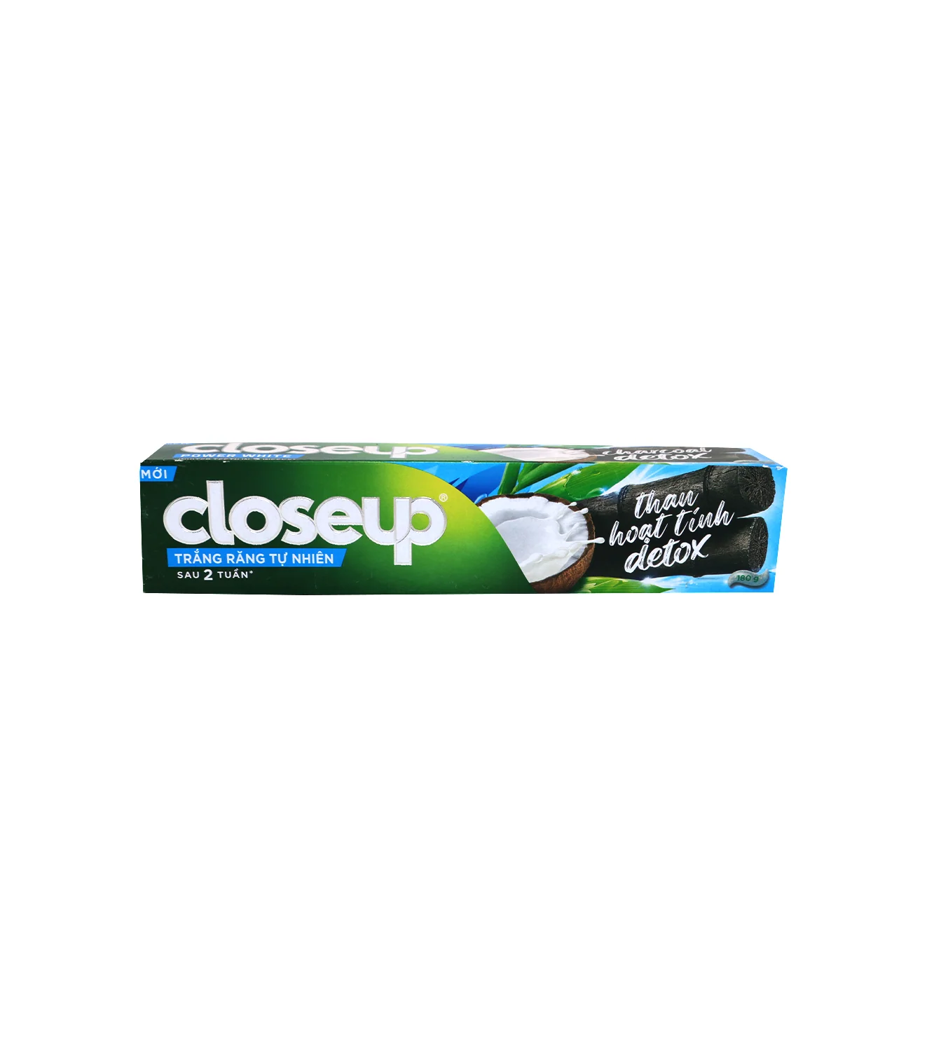 close up toothpaste activated charcoal detox 180g