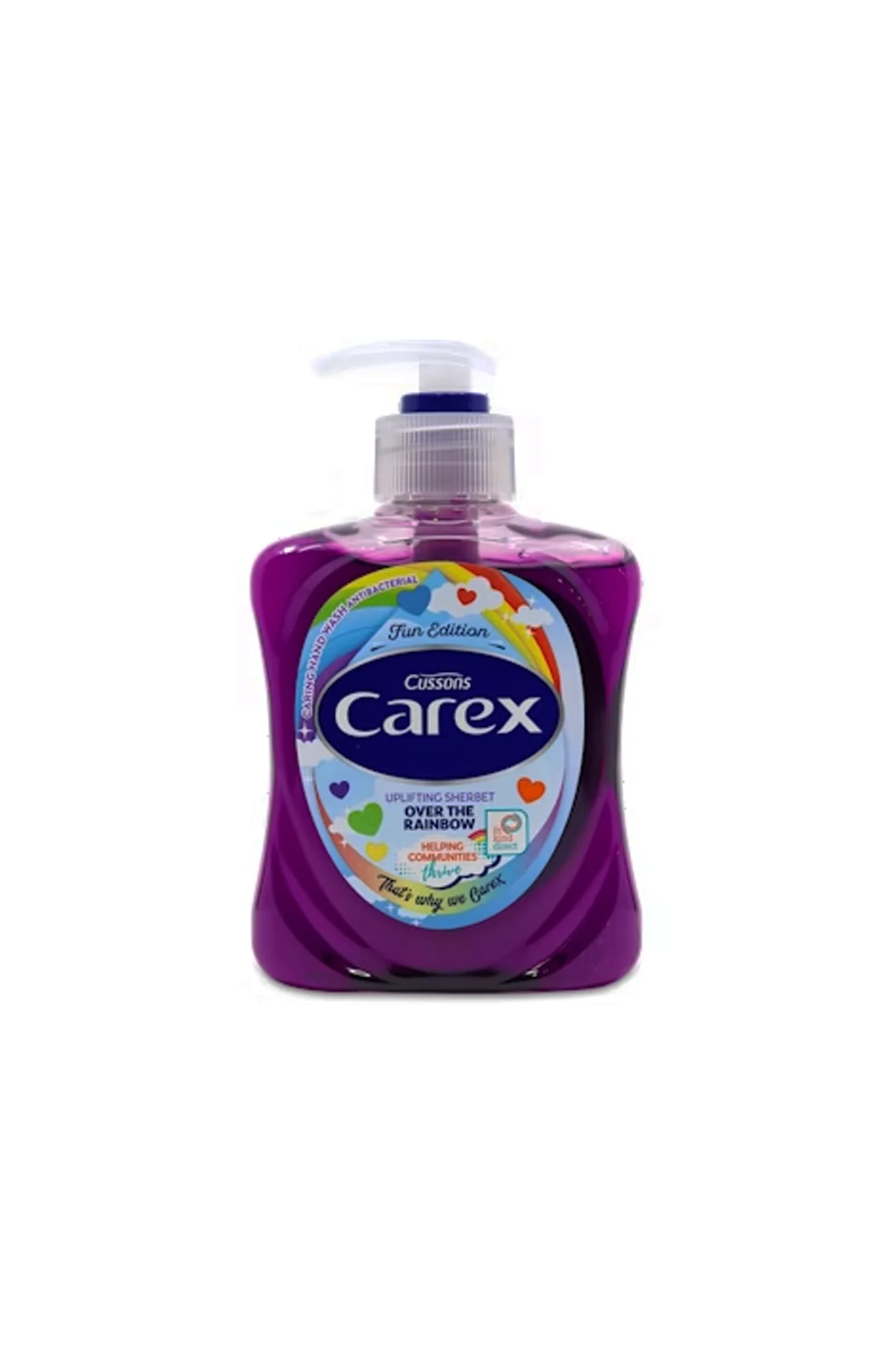 cussons carex hand wash over the rainbow 250ml
