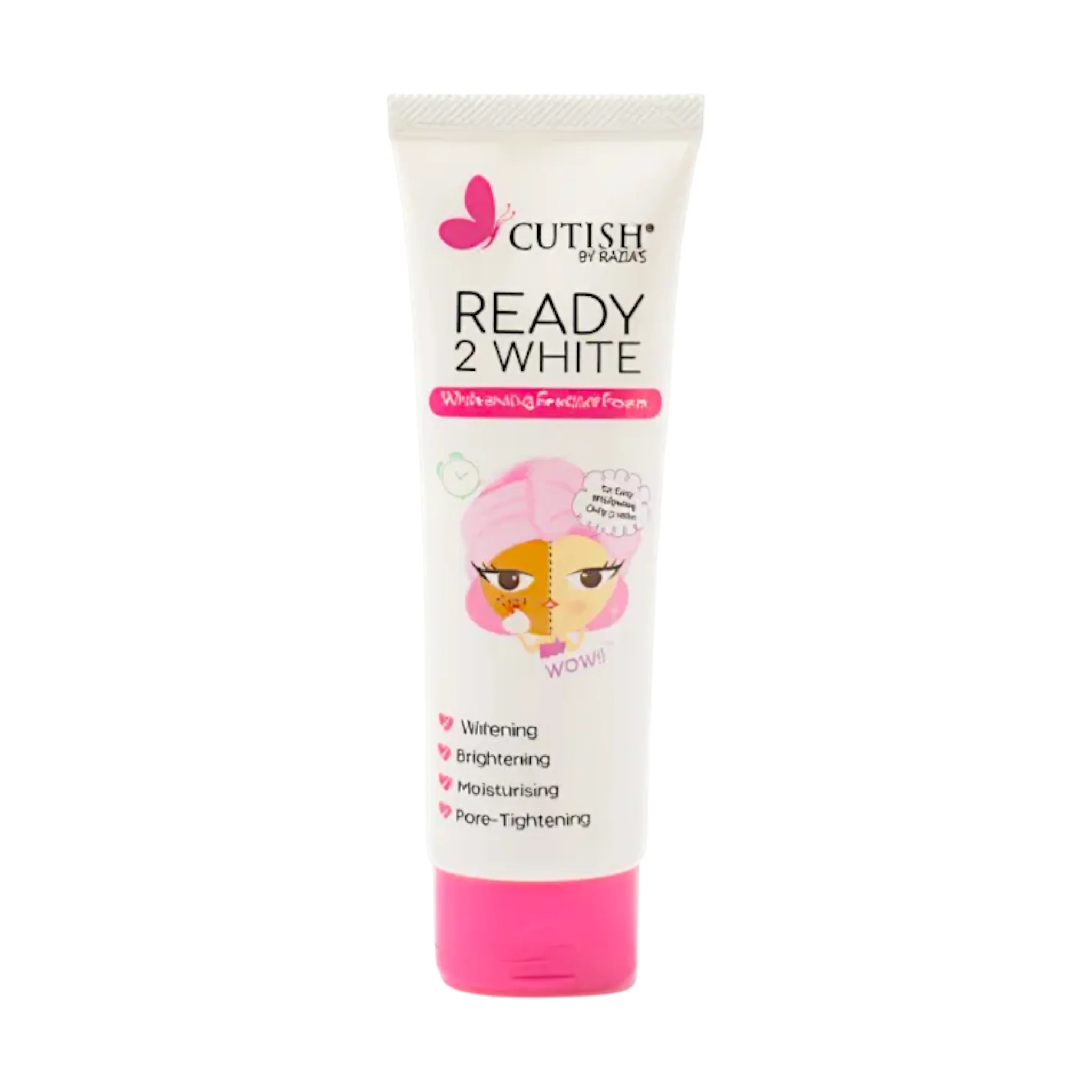 cutish face wash ready to white 100g