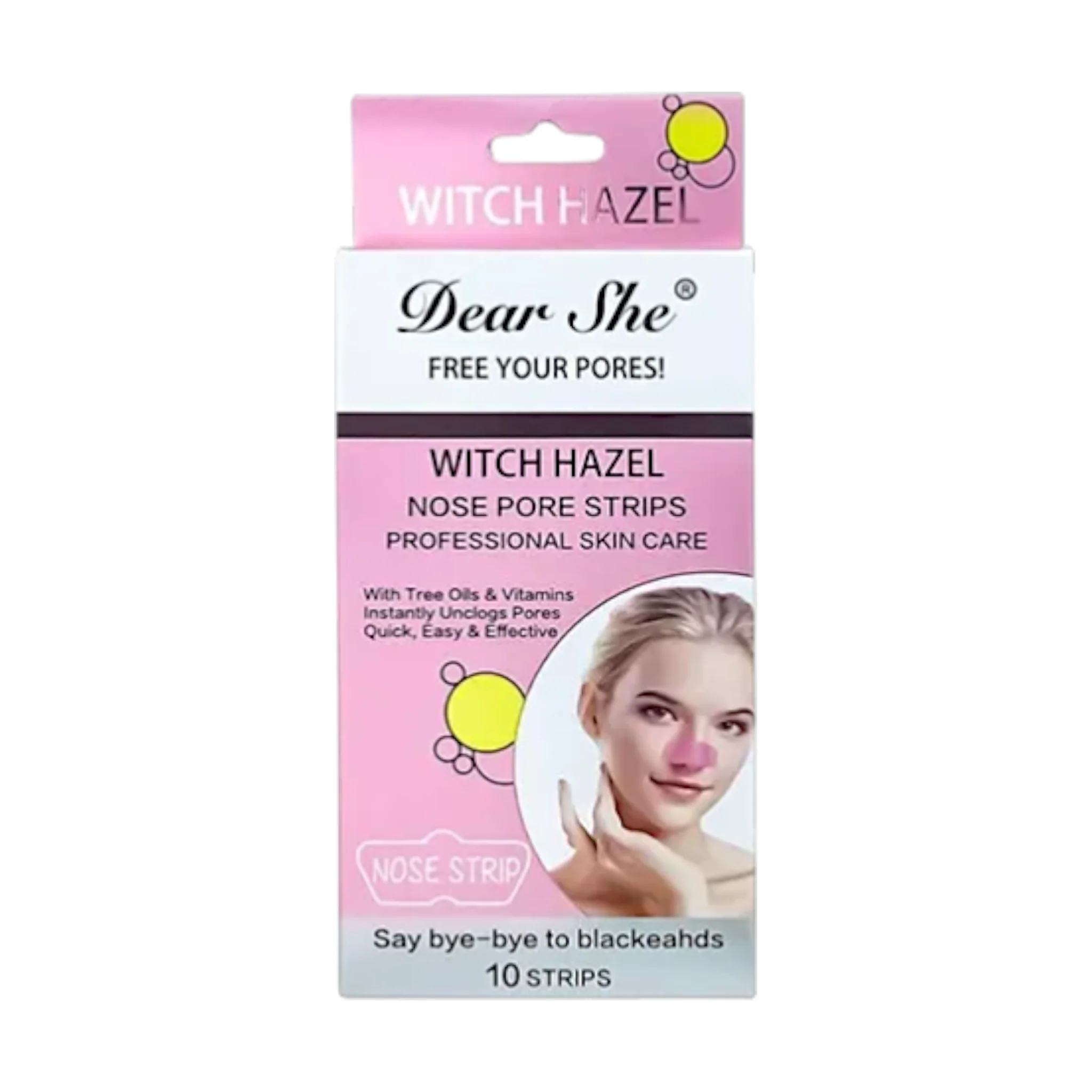 dear she nose strips witch hazel 6074