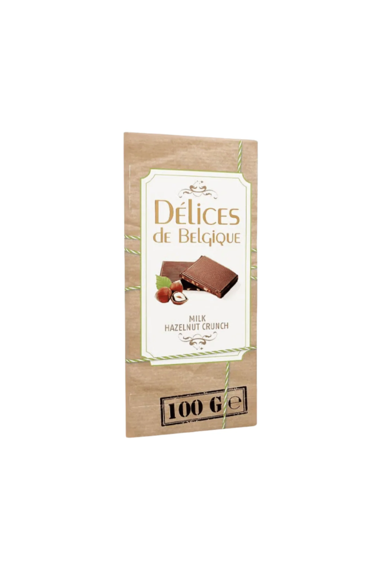 delices chocolate milk hazelnut 100g