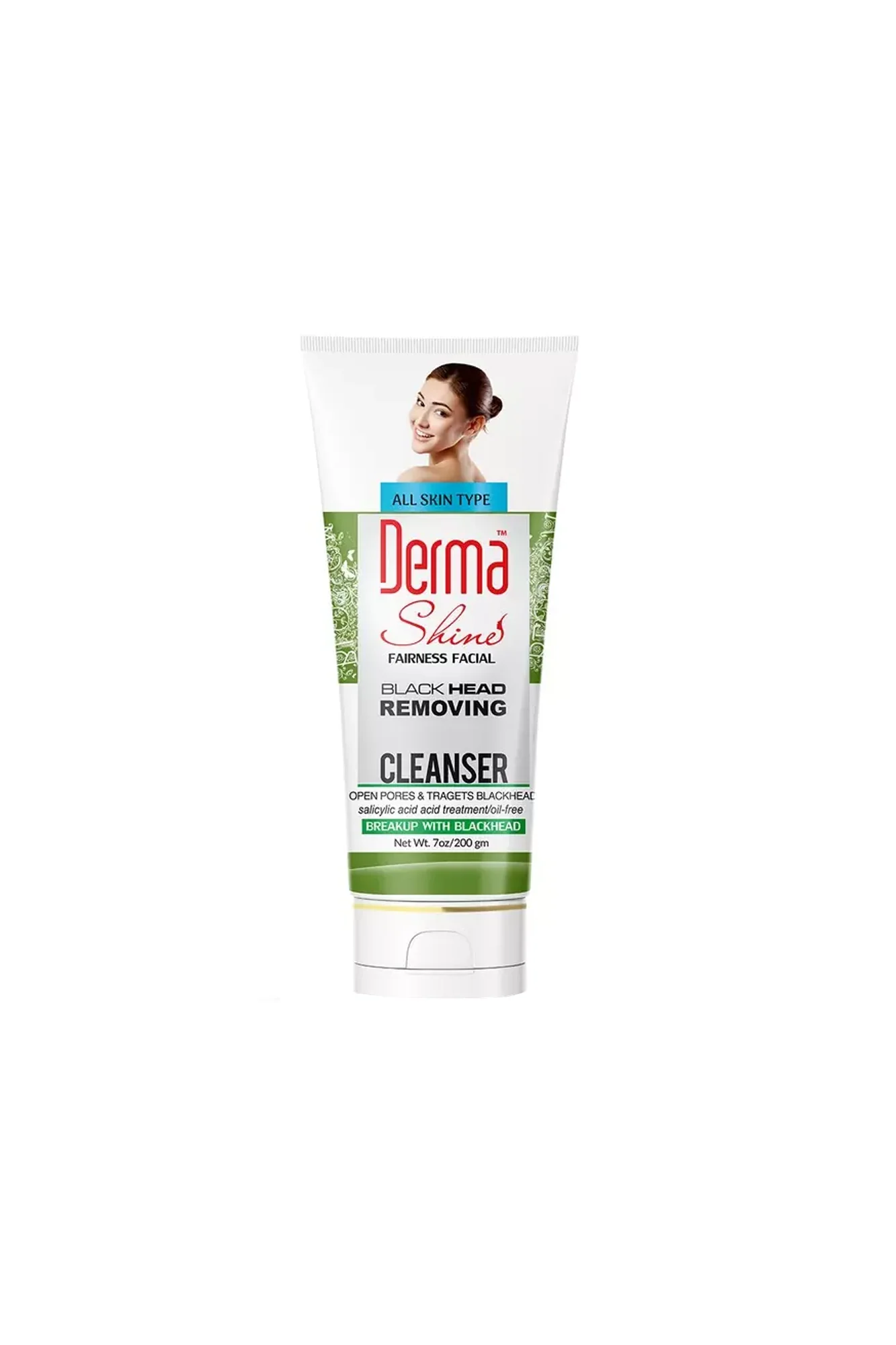 derma shine black head cleanser 200g germany