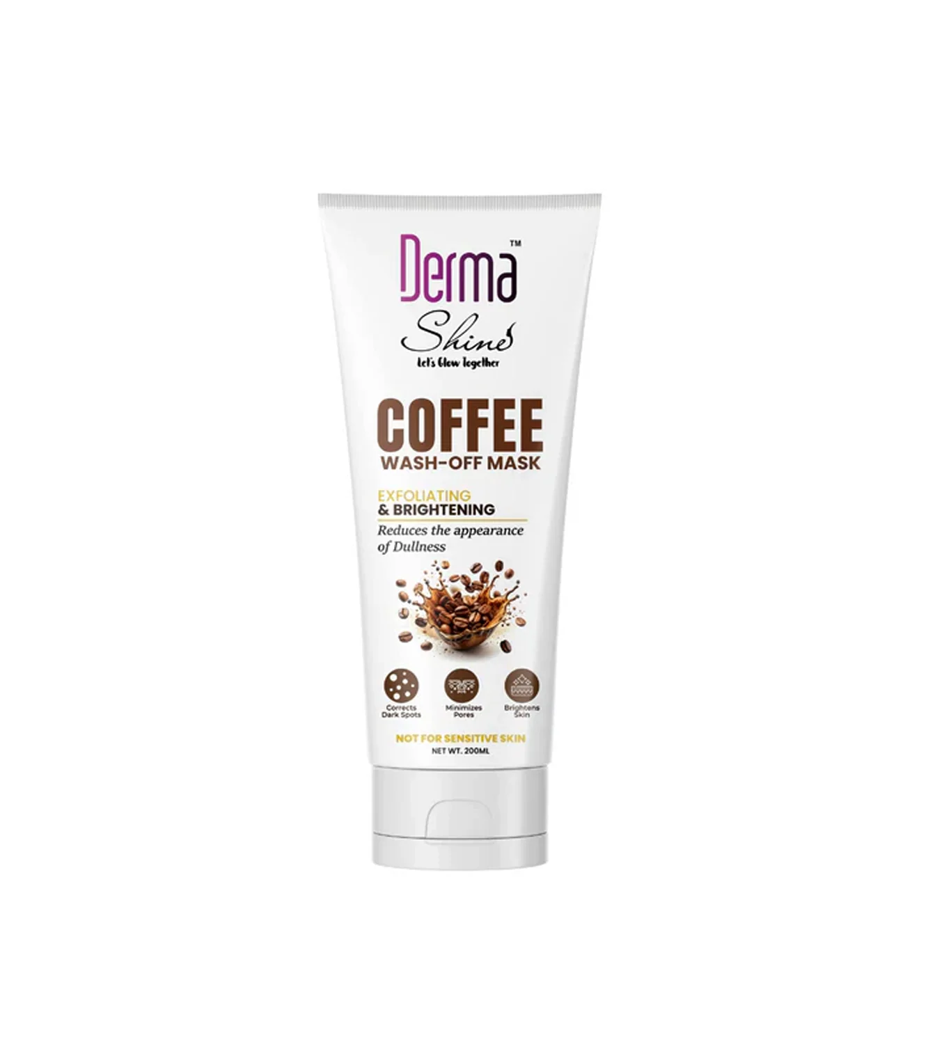 derma shine coffee mask 200g germany