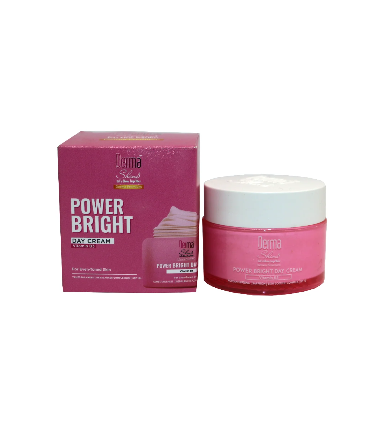 derma shine day cream power bright 50g