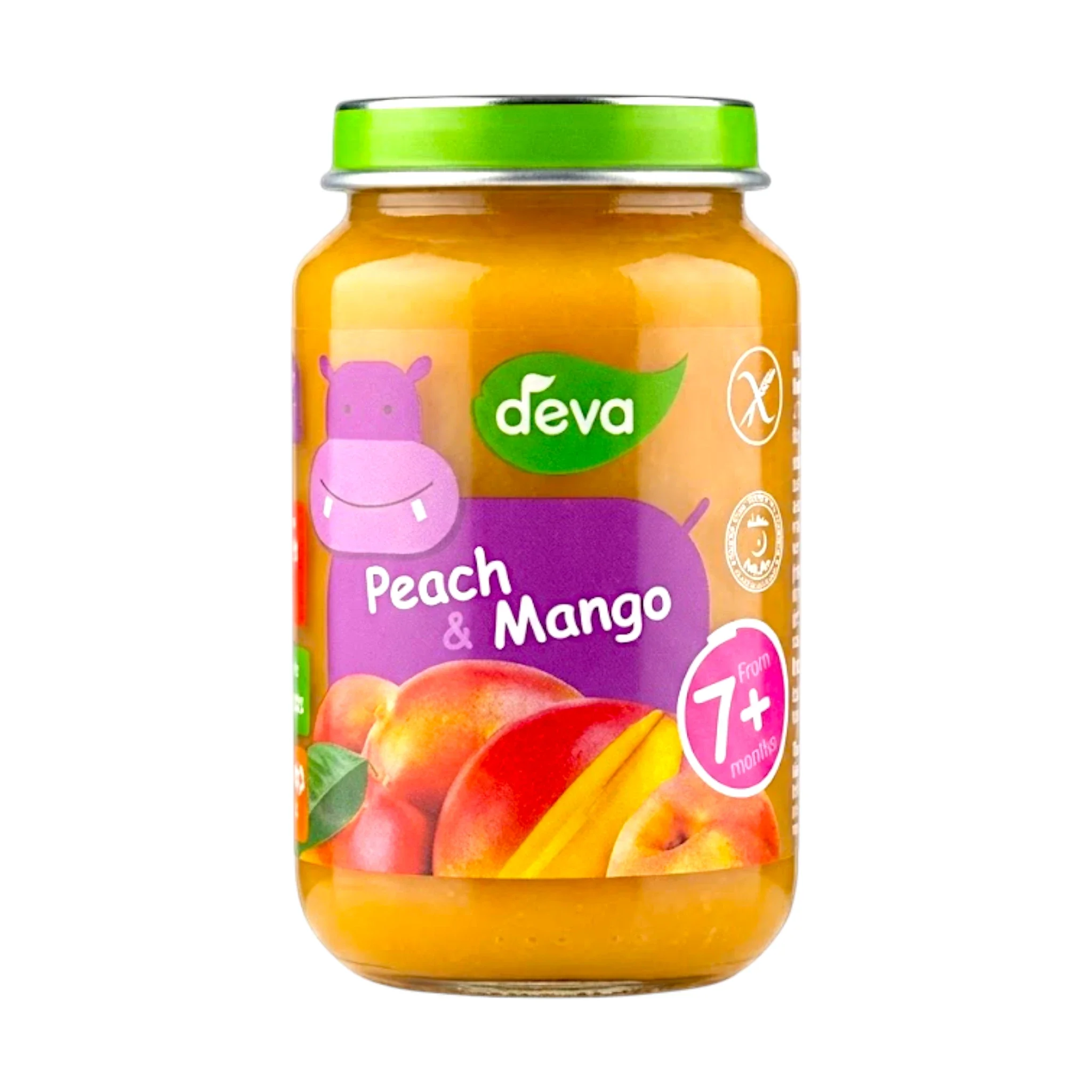 deva baby food peach & mango 200g