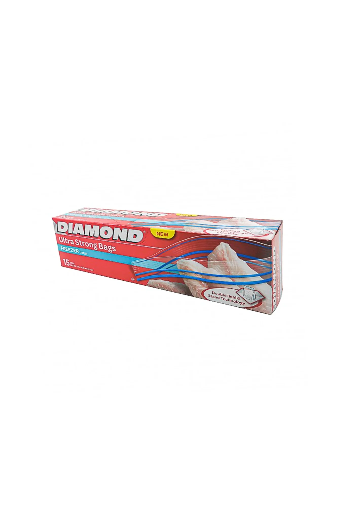 diamond zipper bag freezer large 15 bags thailand
