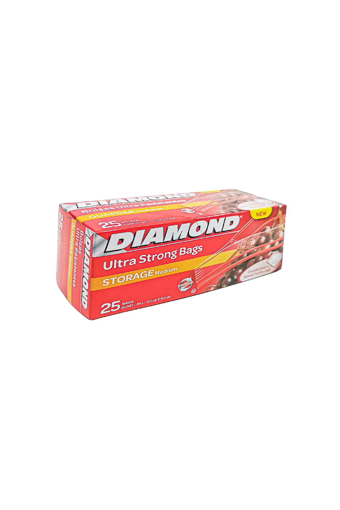 diamond zipper storage bags medium 25 bags thailand
