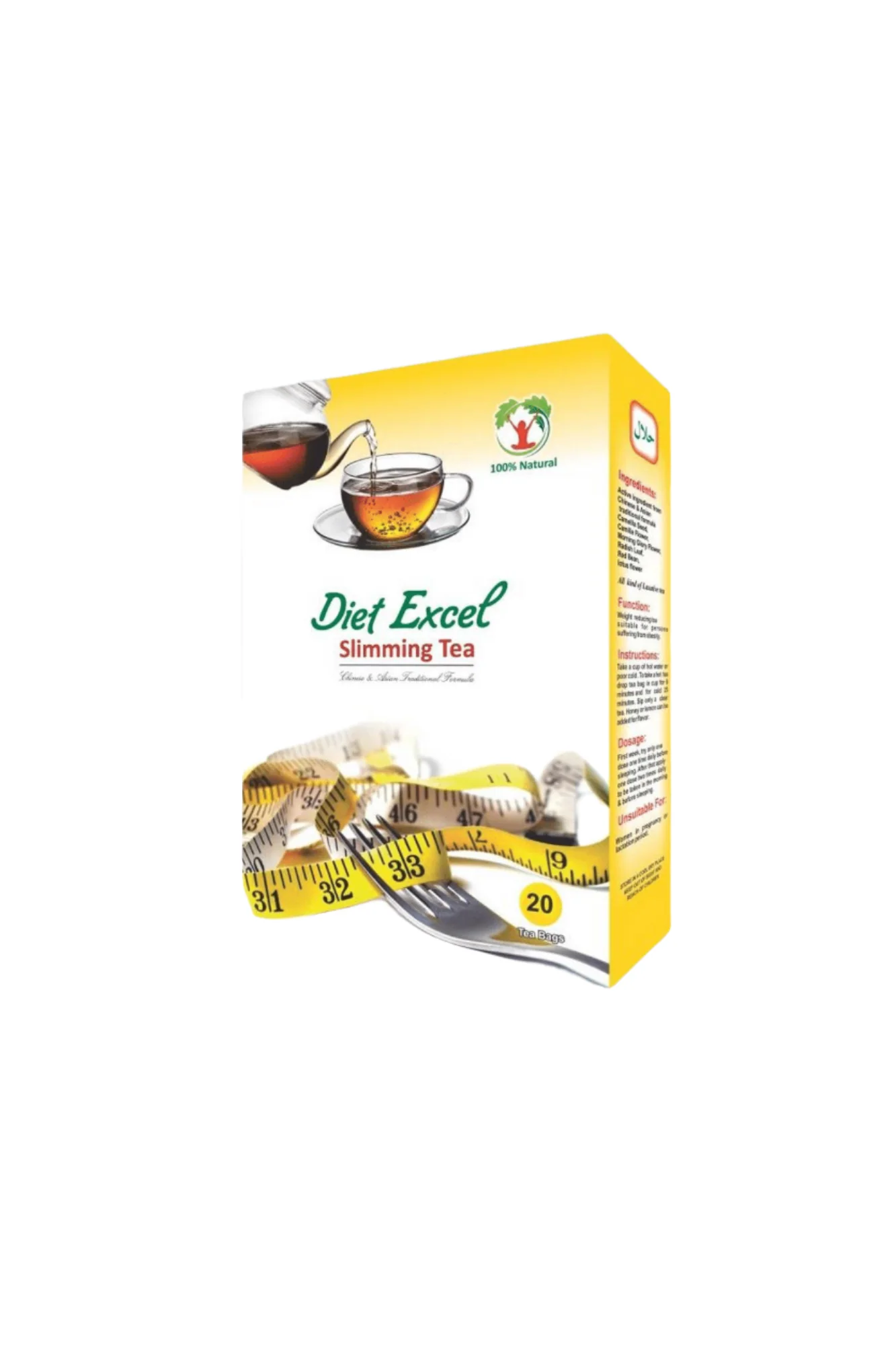 diet excel tea slimming 20 tea bag