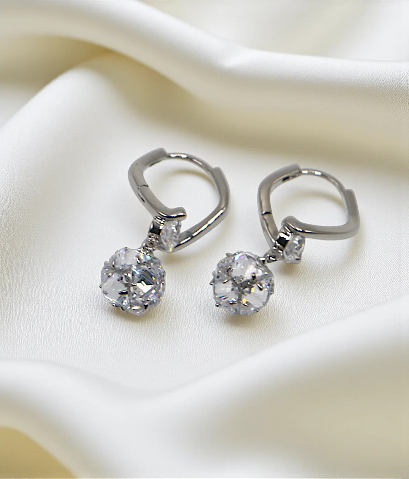 ear ring vintage silver ball shape bali style china