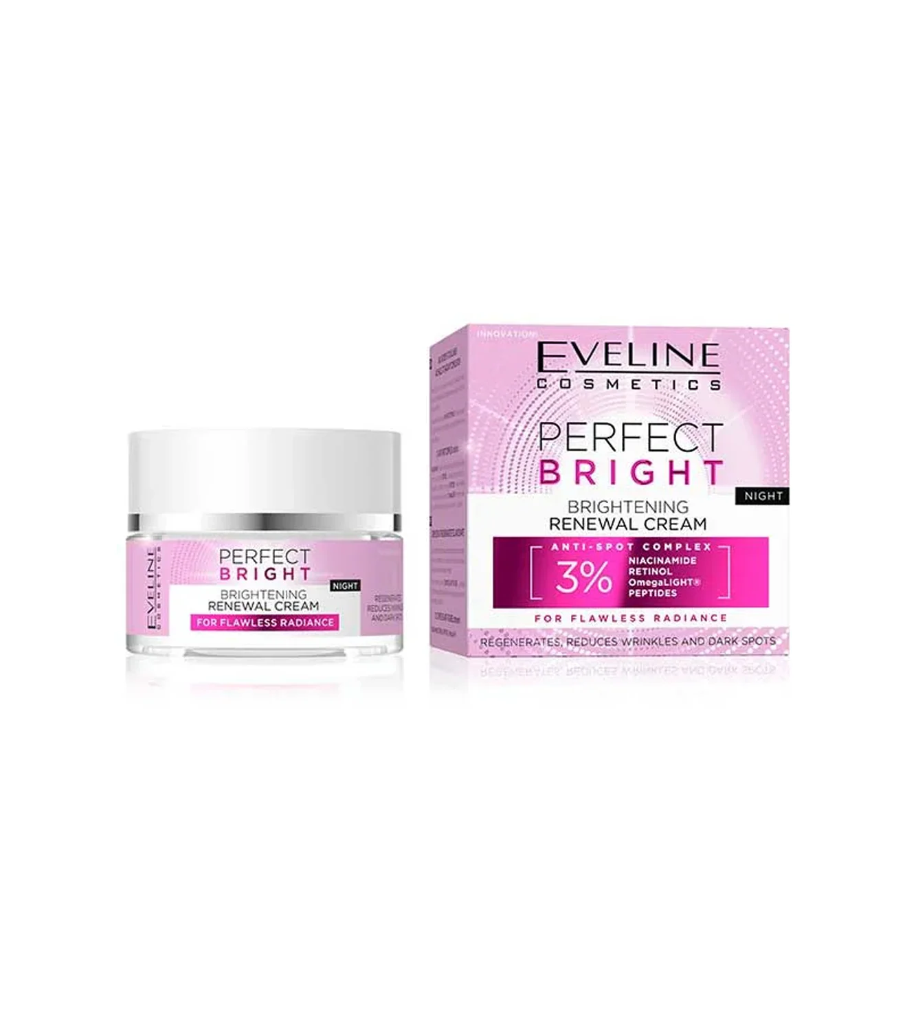 eveline night cream perfect bright 50ml