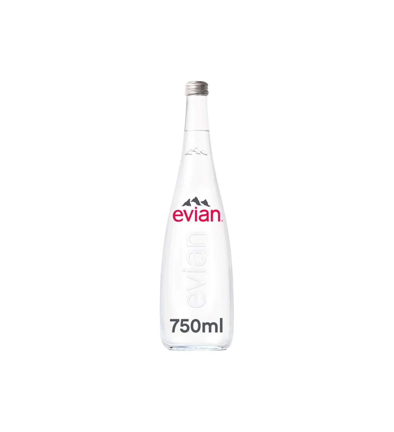 evian mineral water 750ml