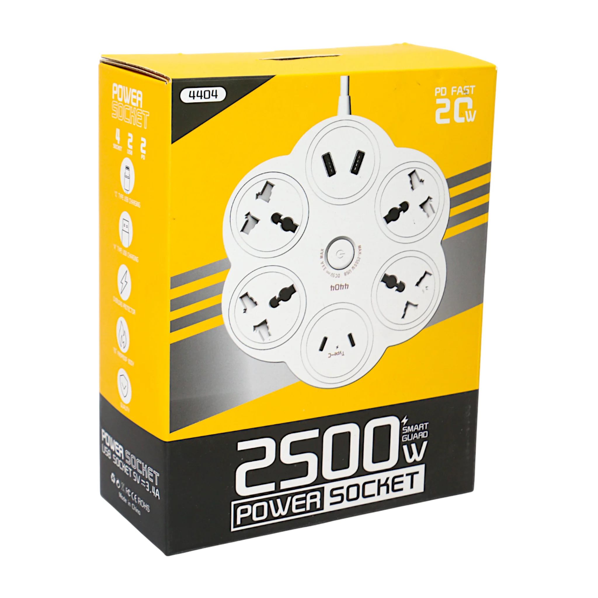 extension wire 2500w 1.8m china 4404