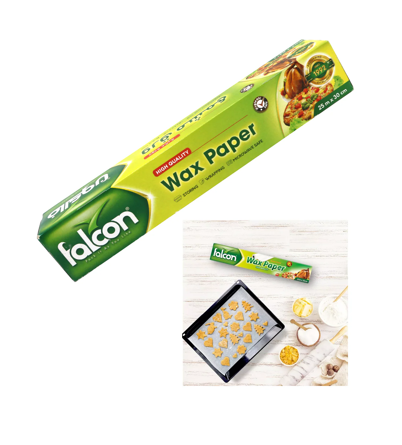 falcon wax paper 25mx30cm uae