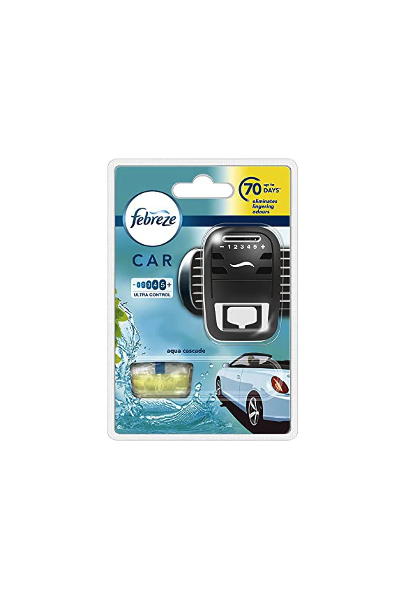 febreze car air freshener clip aqua 7ml