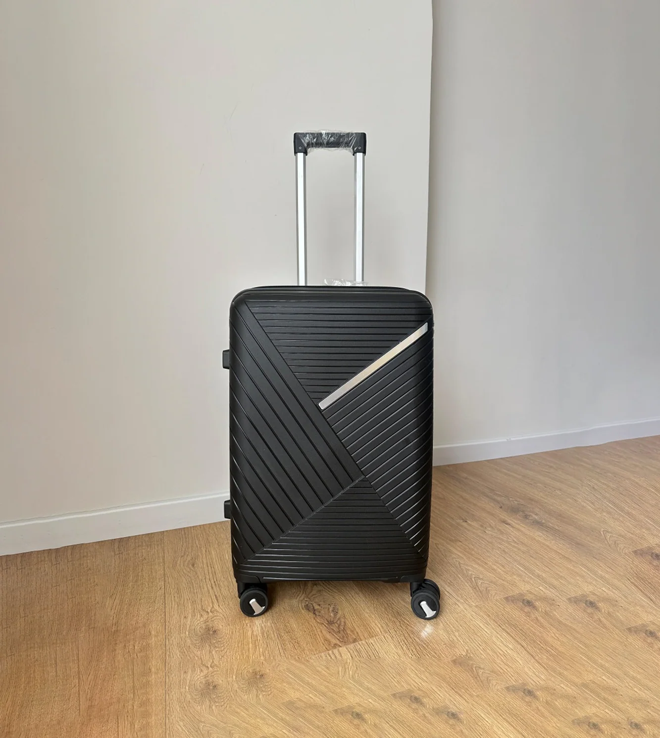 fiber luggage trolley travel bag 2 handle 28" china d810 - Image 8