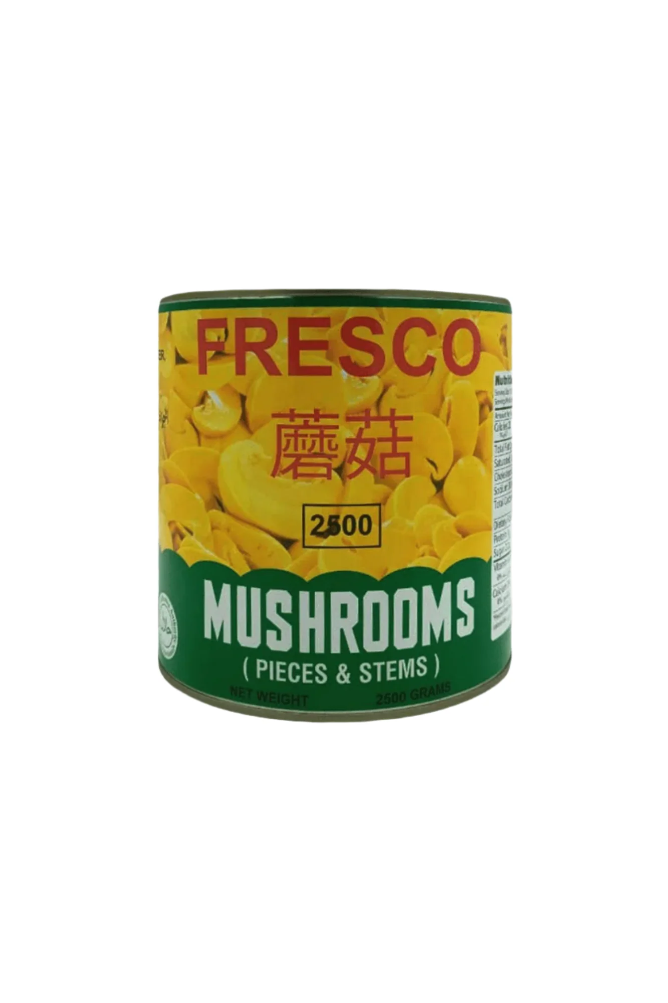 fresco mushroom slice 2500g