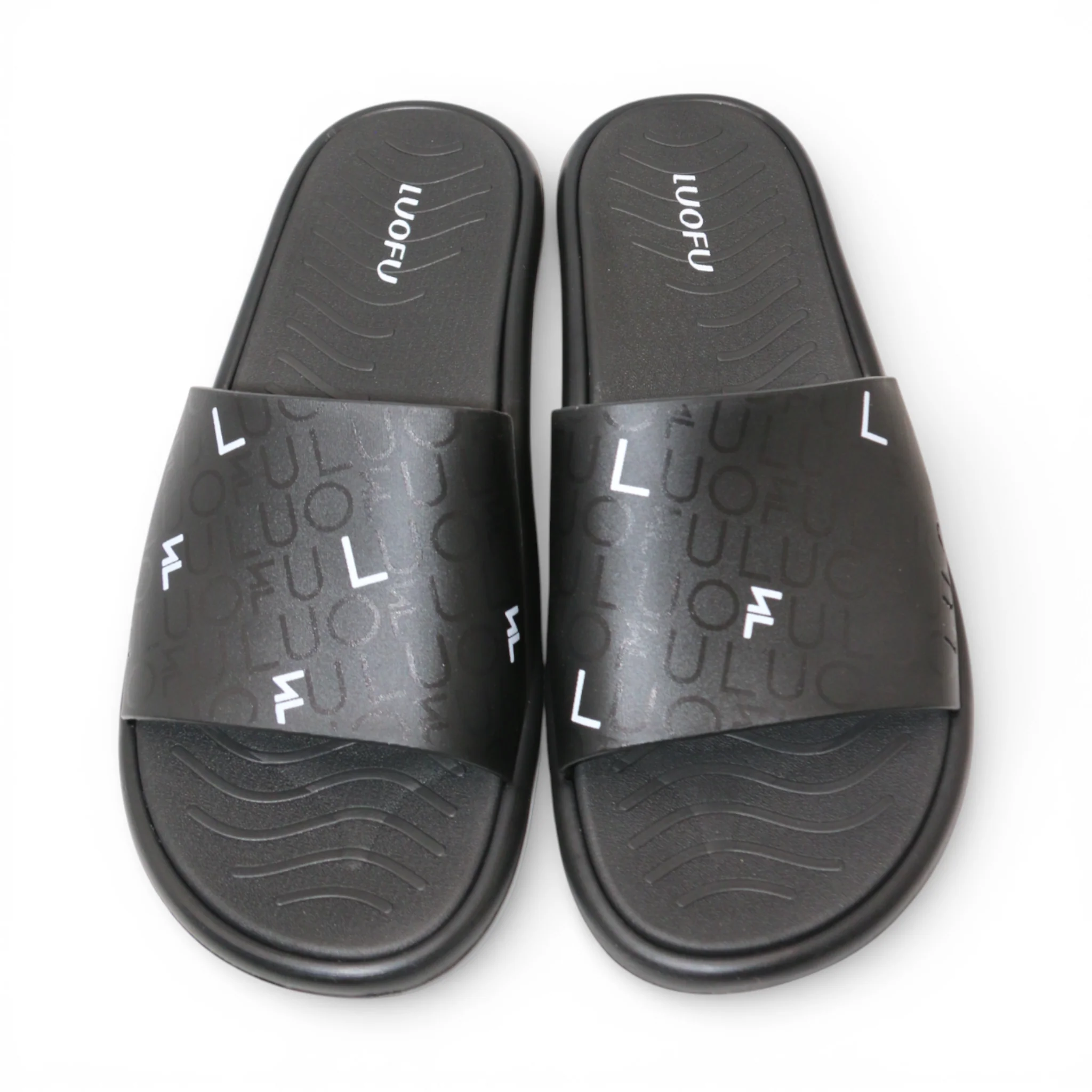 gents slipper 40-45 black china e7208-3