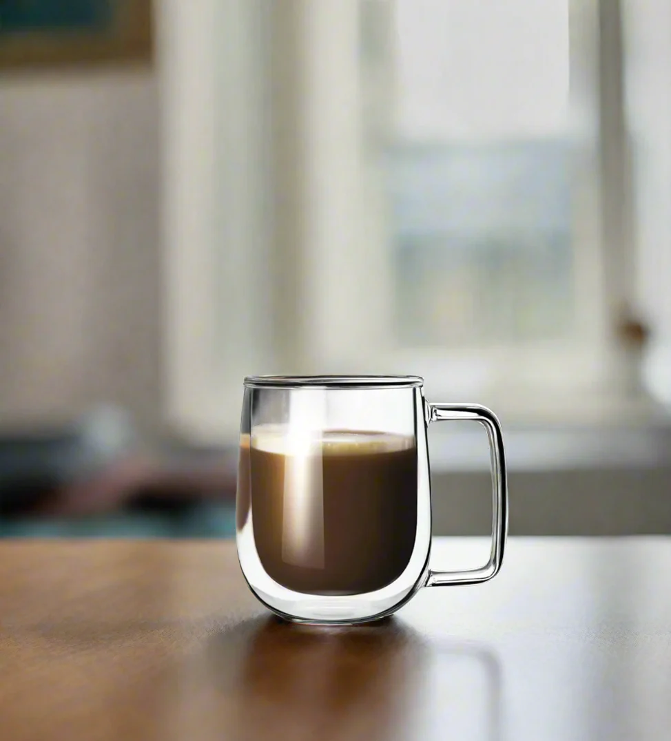glass air mug china
