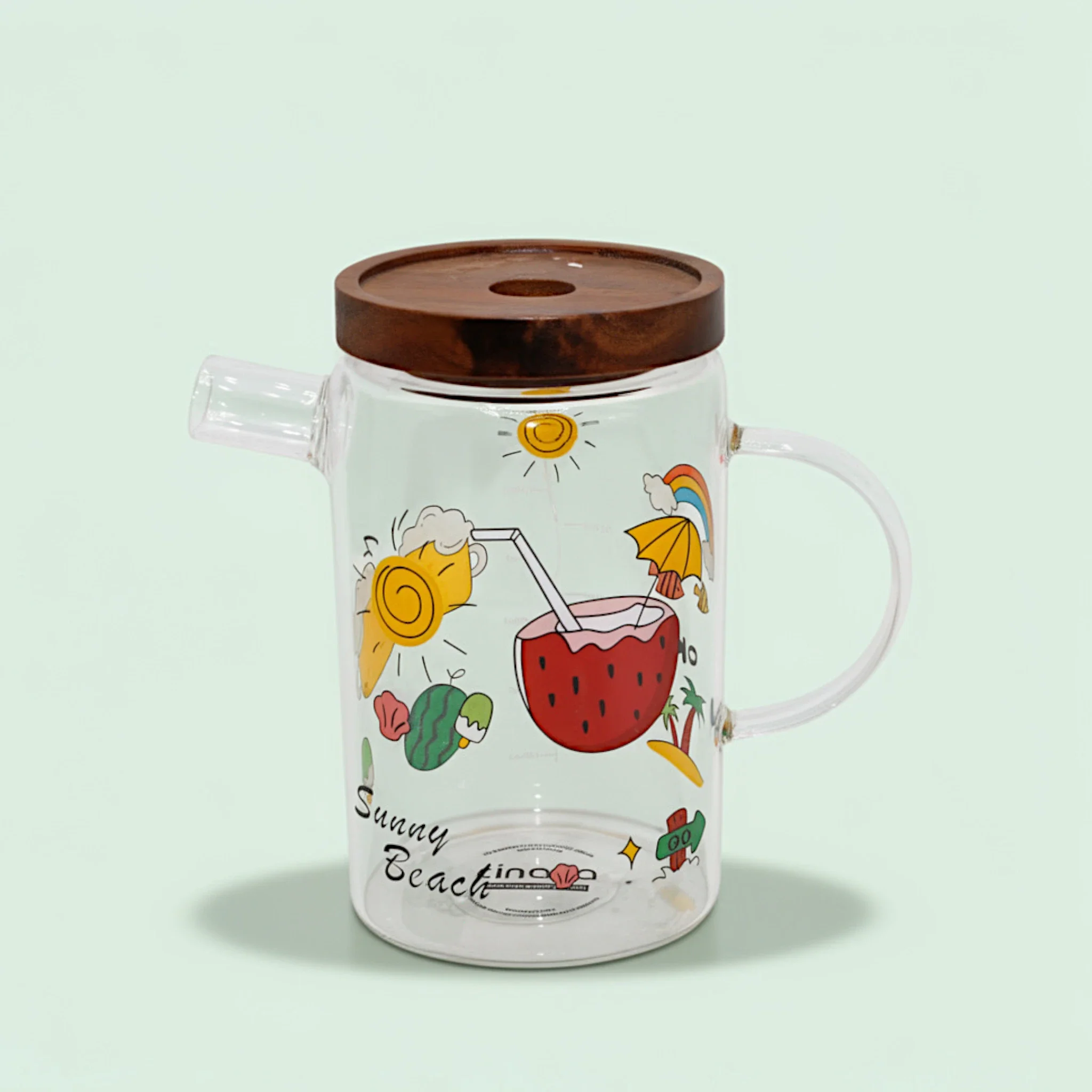 glass jug 600ml china 343f