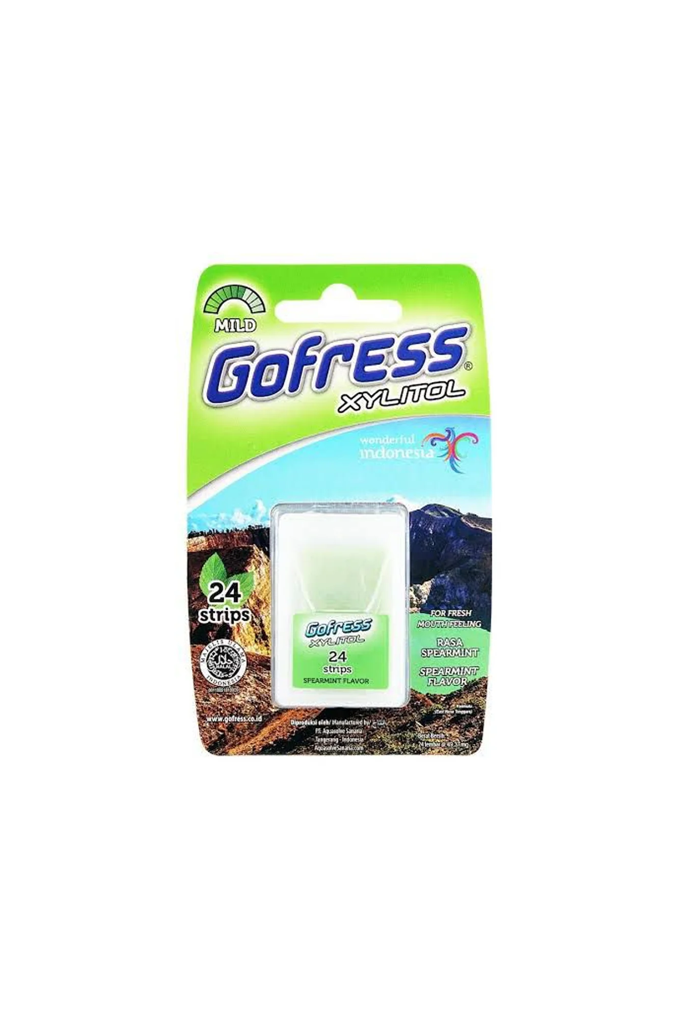 gofress gum xylitol barley mint 24p