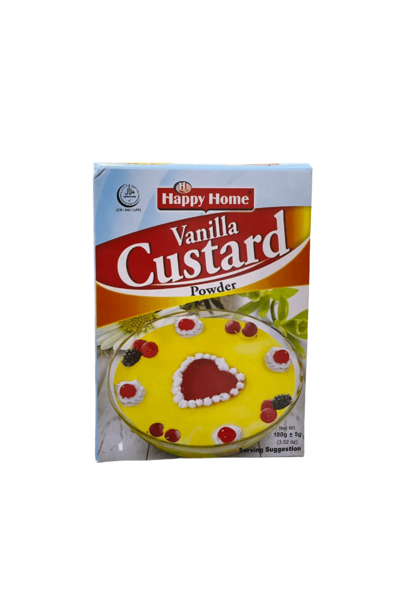 happy home custard vanilla 100g